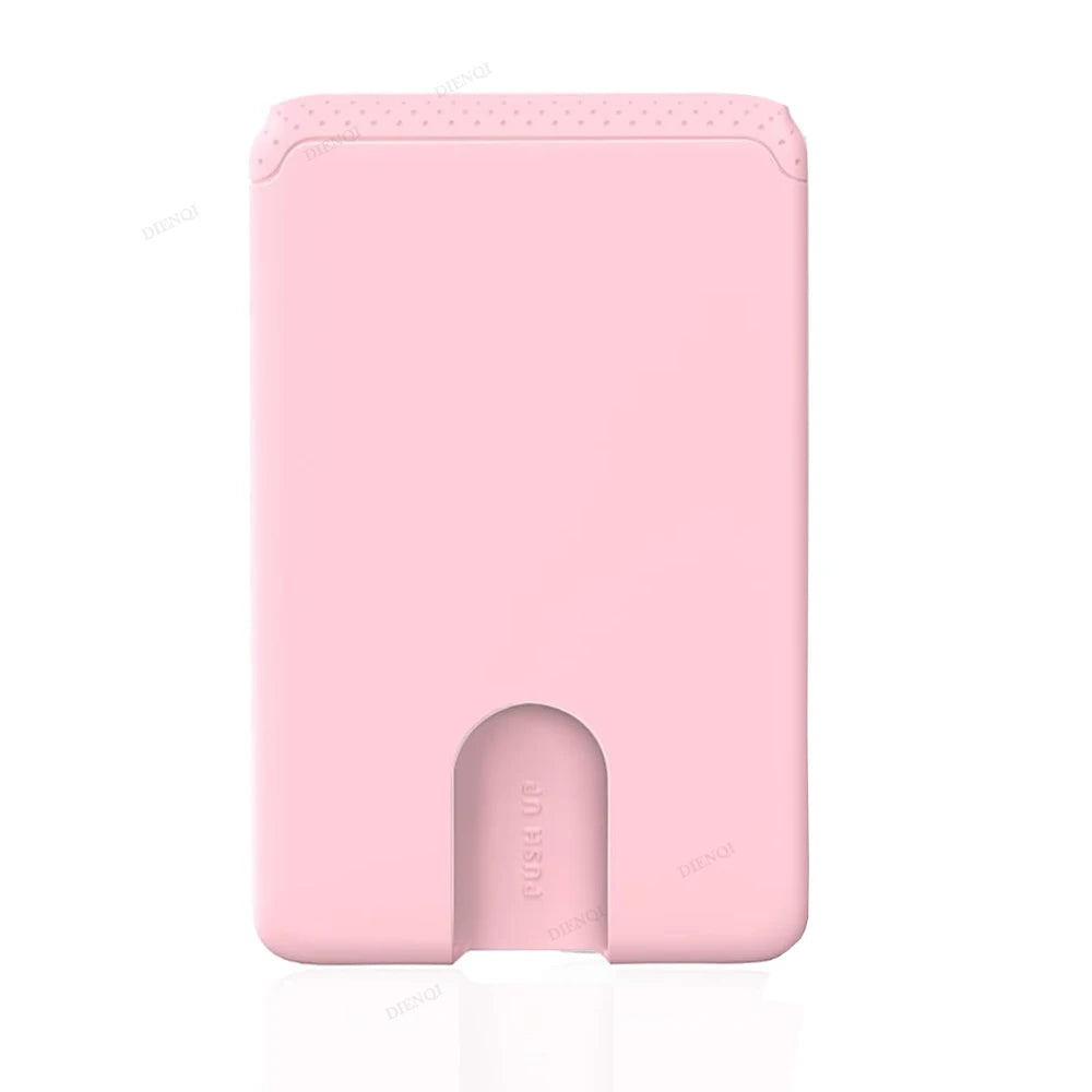 Adhesive Silicone Phone Card Holder Slim Adhesive Wallet For iPhone And Android
