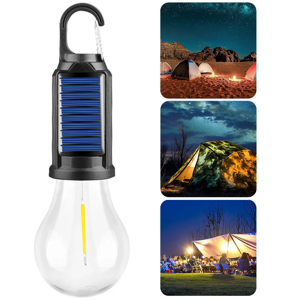 Solar Powered LED Camping Lantern | Waterproof BBQ & Tent Atmosphere Light