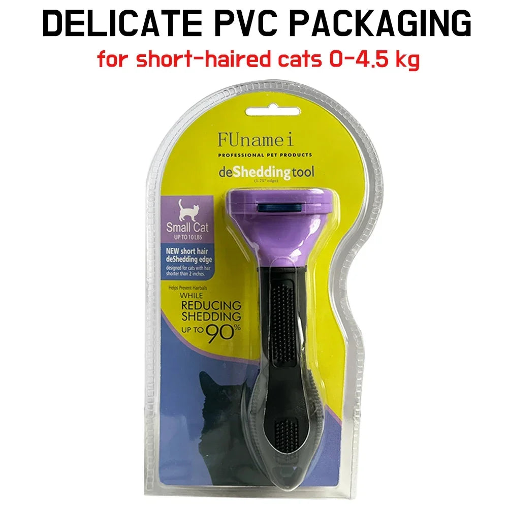 Pet Grooming Brush for Dogs & Cats – Hair Removal & Massage Comb Tool