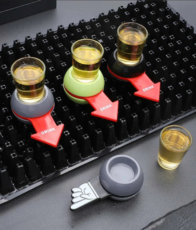 Alcoholic Penalty Turntable Toys Russian Roulette Friend Drinking Booster Game Props Bar 2023 Entertainment Atmosphere Supplies