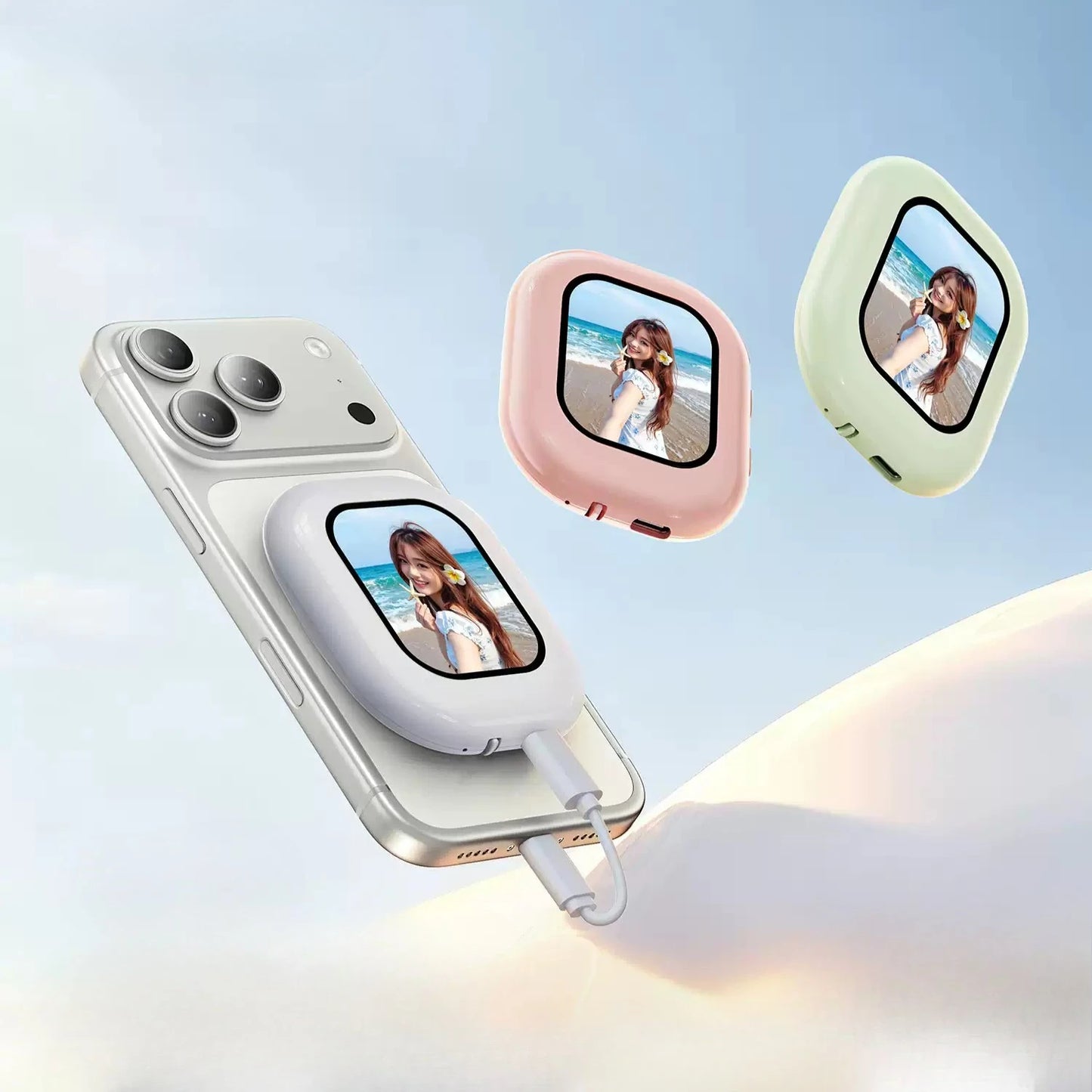 Mini Wireless Magnetic Phone Screen Projector