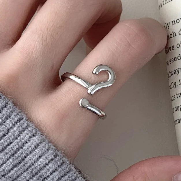 925 Sterling Silver Pearl Smile Adjustable Ring