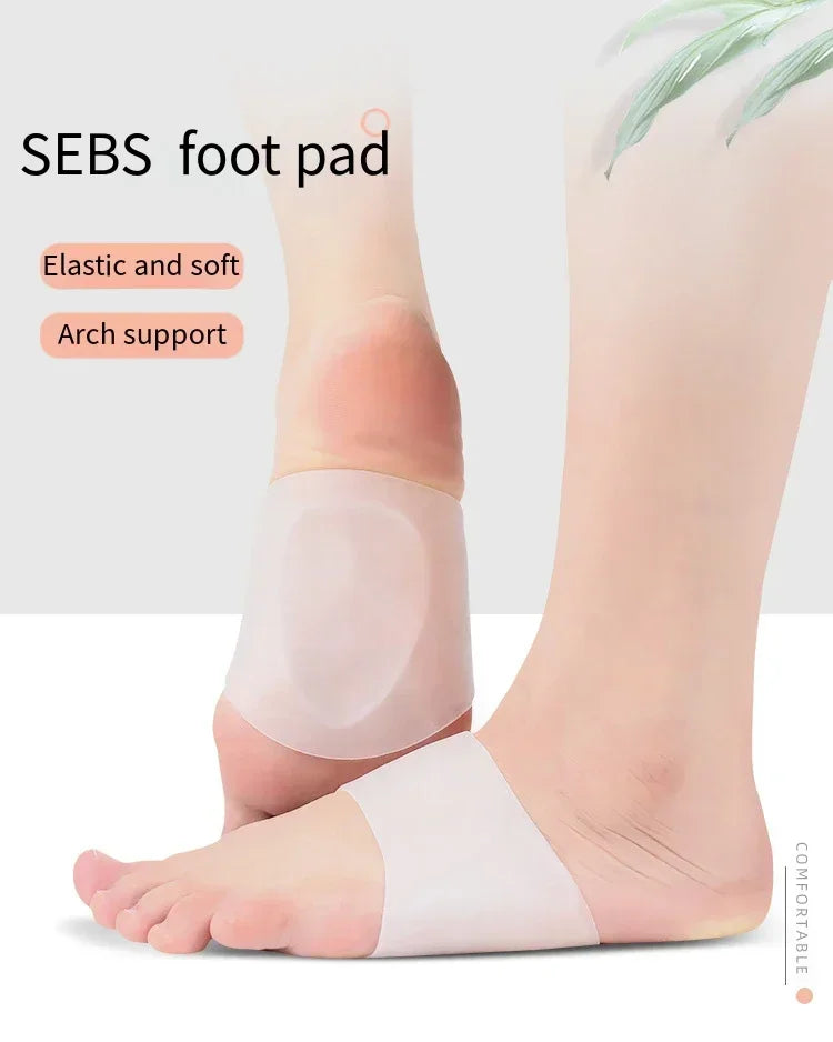 Silicone Arch Support Insoles – Plantar Fasciitis & Flat Feet Relief