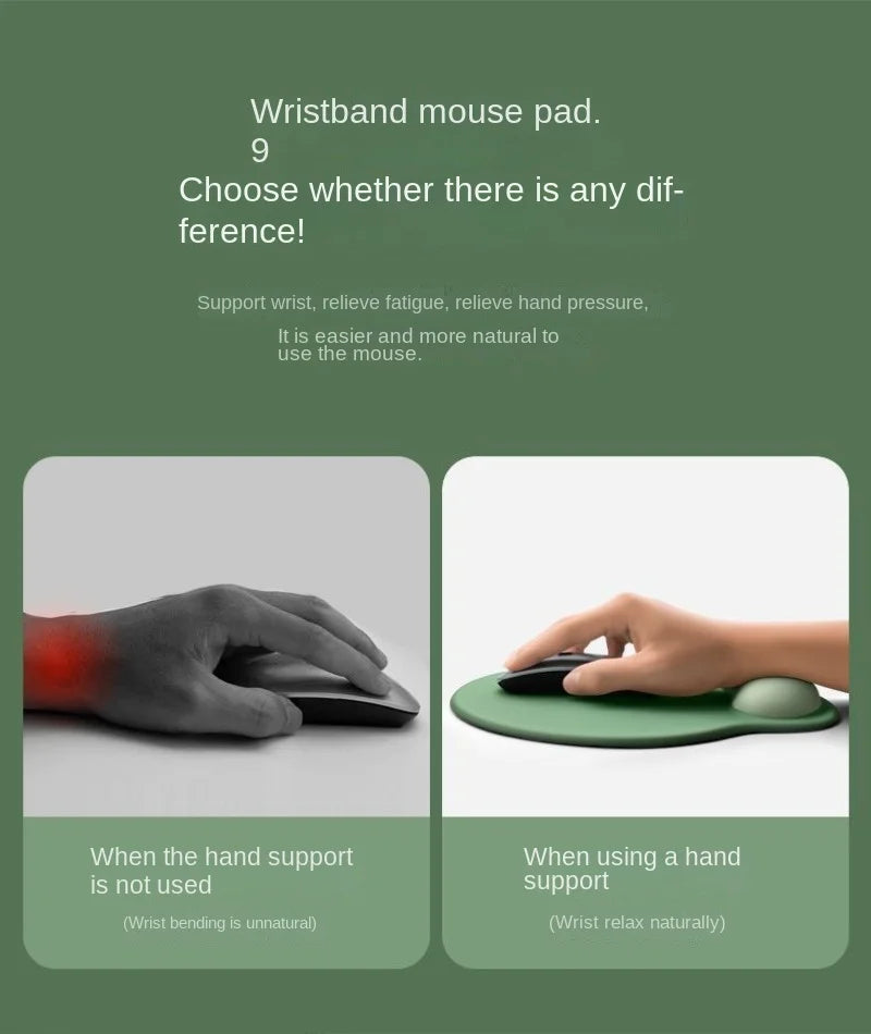 Gradient Ergonomic Mouse Pad with Wrist Support