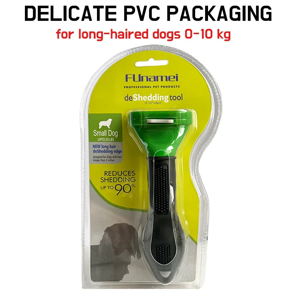 Pet Grooming Brush for Dogs & Cats – Hair Removal & Massage Comb Tool
