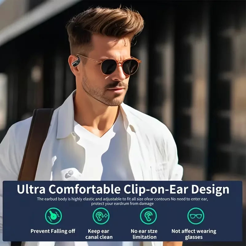 TWS Sports Wireless Bluetooth AI Translator Earbuds – Real-Time Language Translation & Noise Reduction
