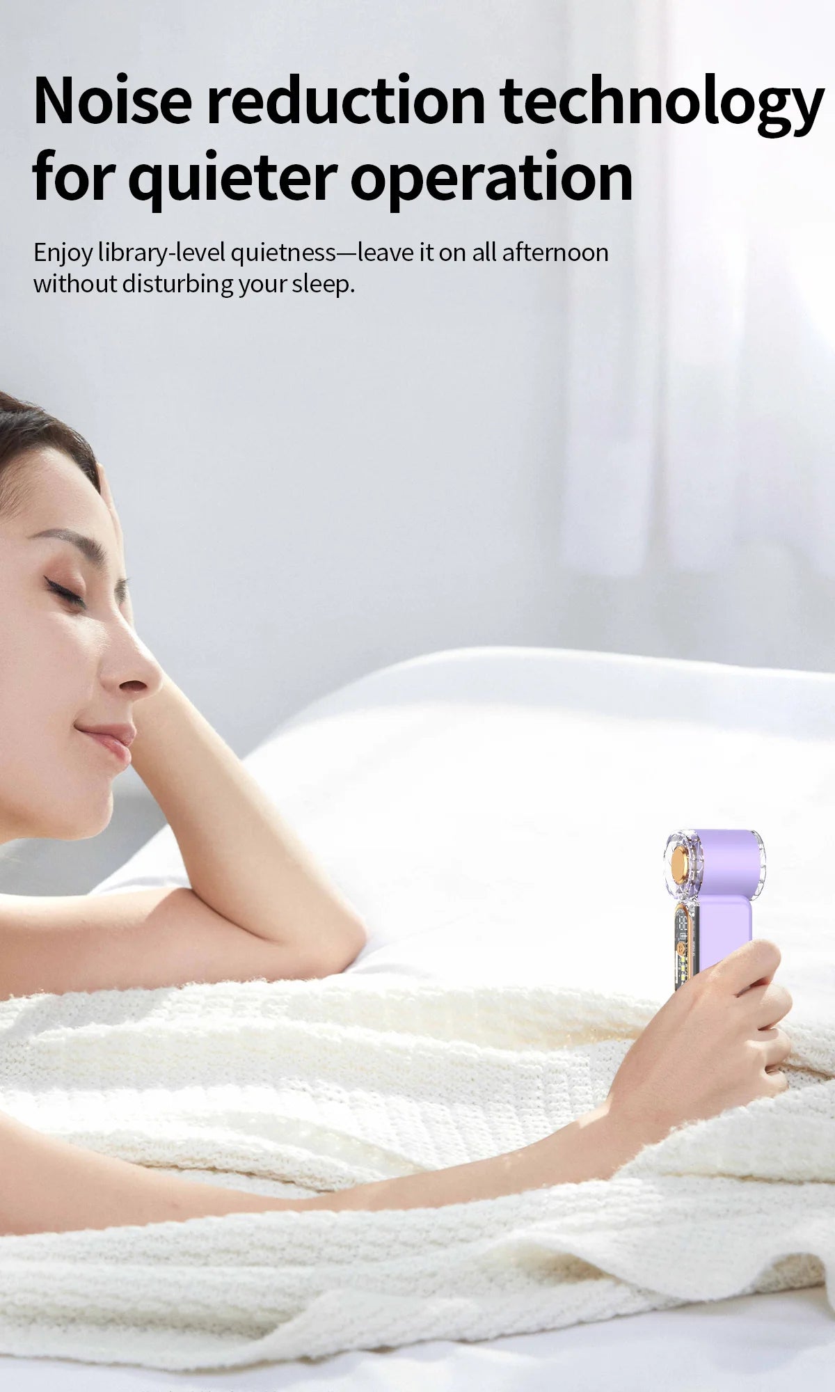 Ultra-Quiet Mini Handheld Fan | Pocket-Sized Personal Cooling