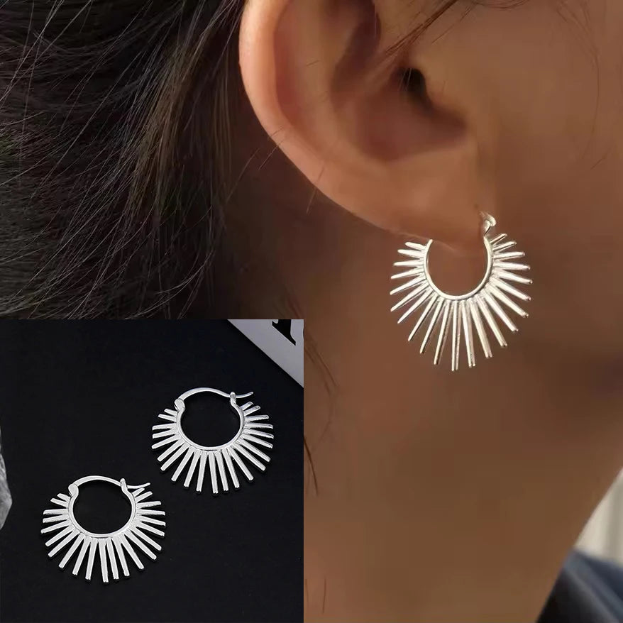 VENTFILLE 925 Sterling Silver Star Earring for Women Girl Personal Originality Trend Hip Hop Neutral Jewelry Gift Dropshipping