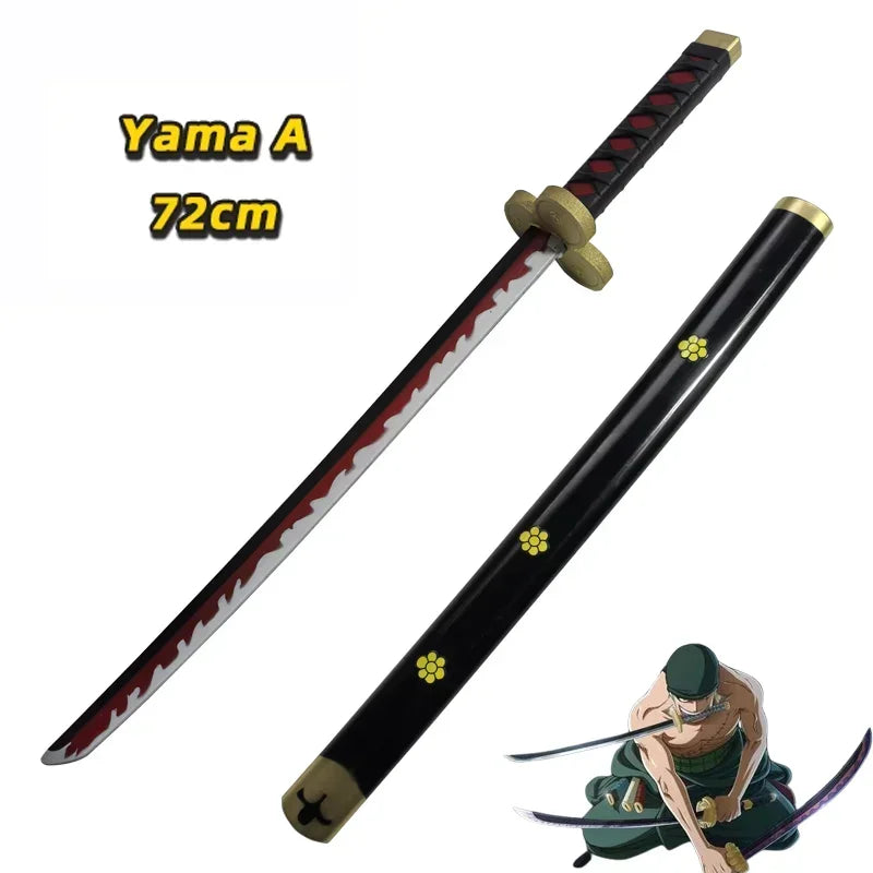 Roronoa Zoro & Trafalgar Law 72cm Cosplay Katana | PU Samurai Prop Toy Sword