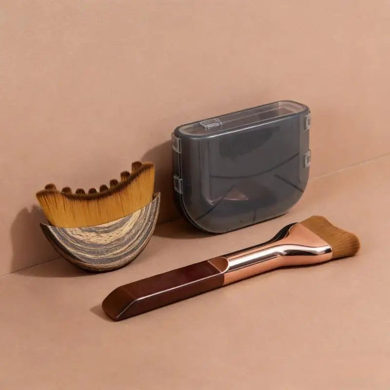 Lymphatic Contour Face and Body Brush Ultra Thin Wide Tongue Massager for Dry Brushing