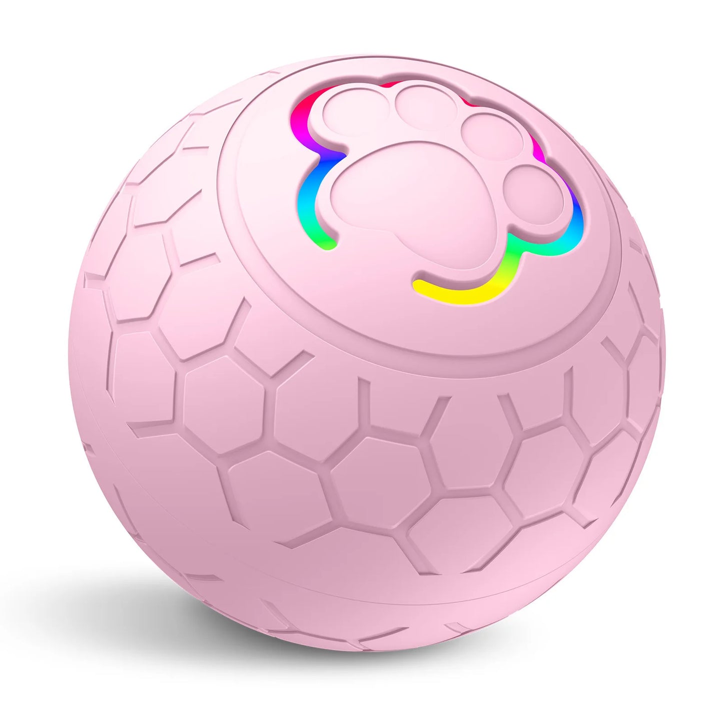 Smart Interactive Dog Toy Ball – USB Rechargeable Automatic Bouncing LED Pet Toy for Dogs & Cats