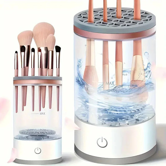 USB Makeup Brush Cleaner & Dryer – Fast Plug & Play Cosmetic Brush Cleaning Tool
