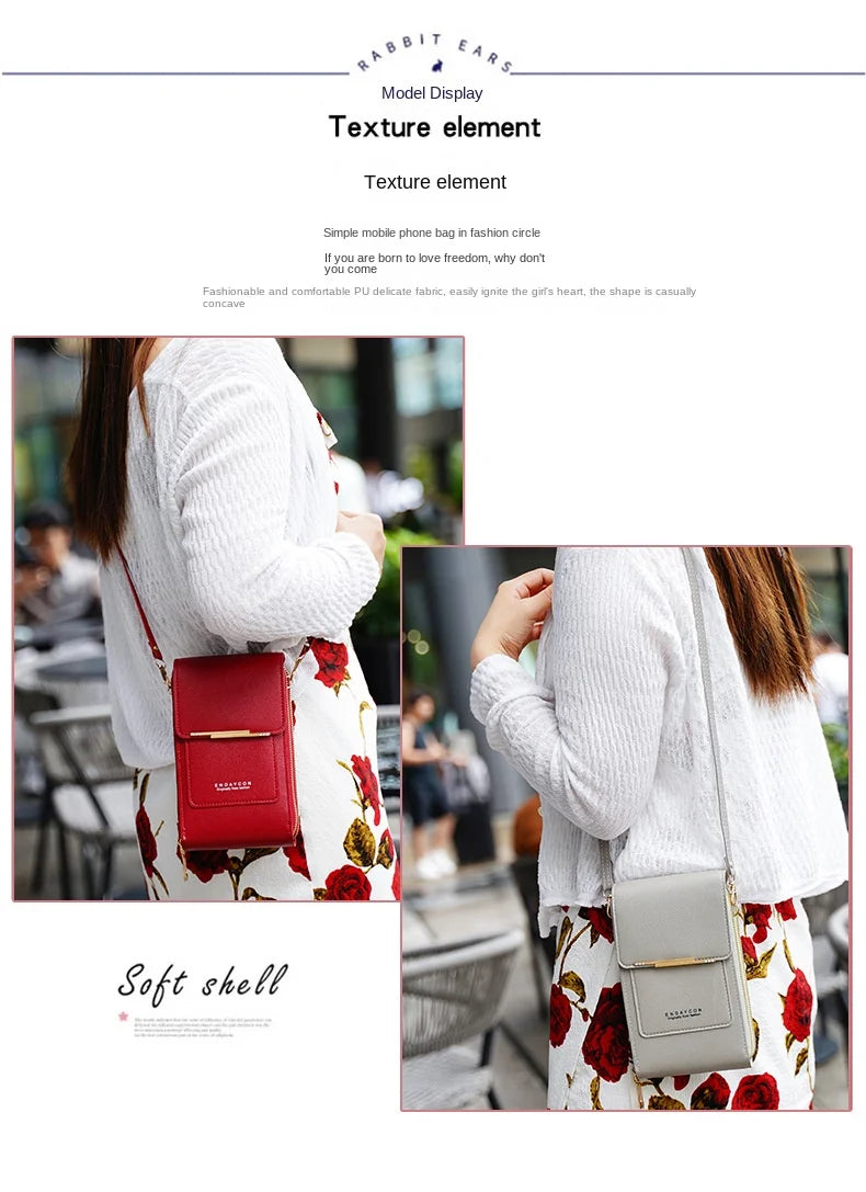 Touch Screen Phone Crossbody Bag