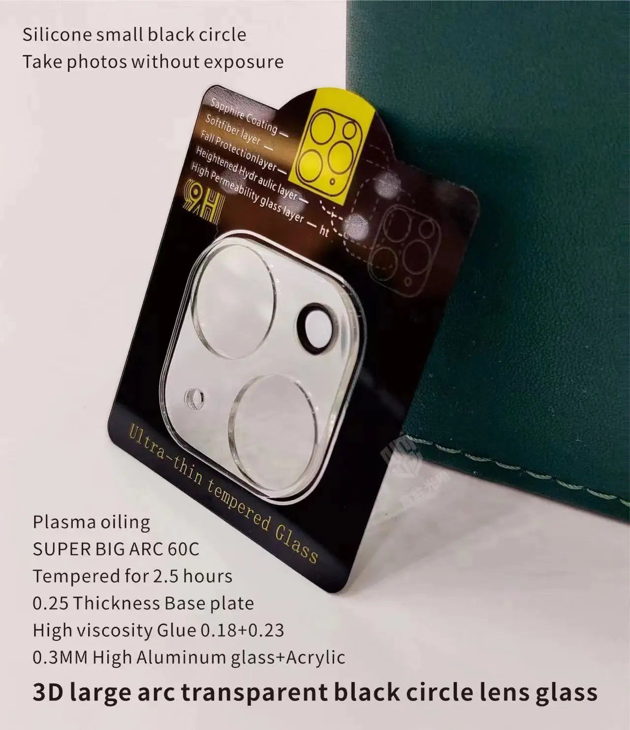 iPhone Tempered Glass Screen & Camera Protector Set