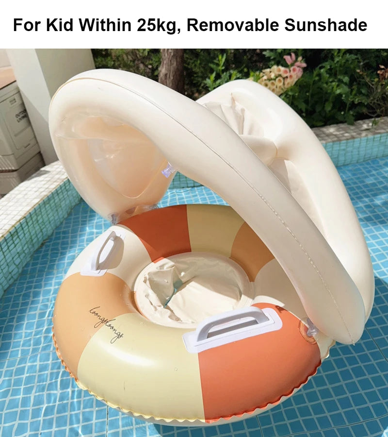 Rooxin Pool Float Baby Swim Ring Tube Inflatable Swimming Seat Ring For Kid Child Swimming Circle Beach Water Play Equipment