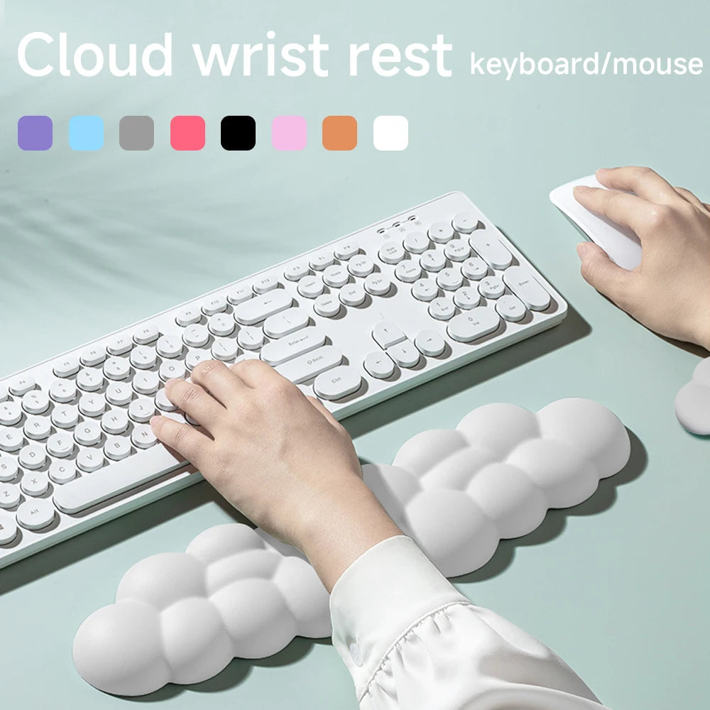 Cloud Ergonomic Mouse Pad with Wrist Rest