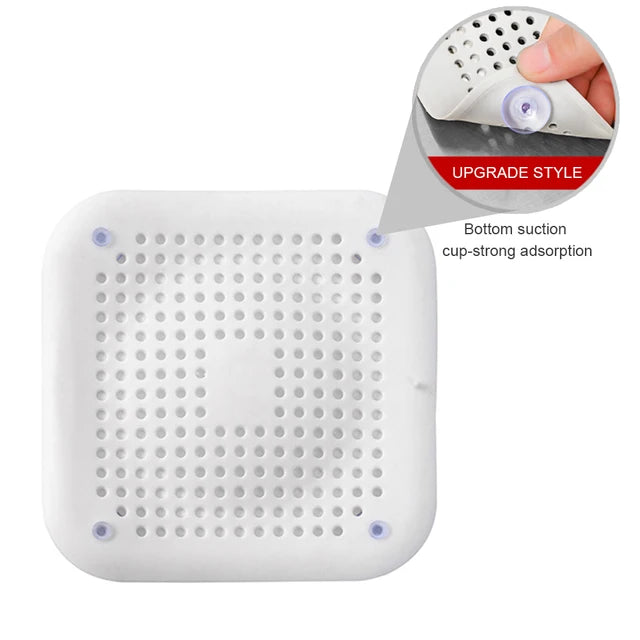 Silicone Sink Strainer Shower Drain Hair Catcher Bathtub Floor Filter Plug Cover