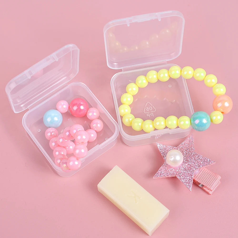 Mini Transparent Jewelry Storage Box Set