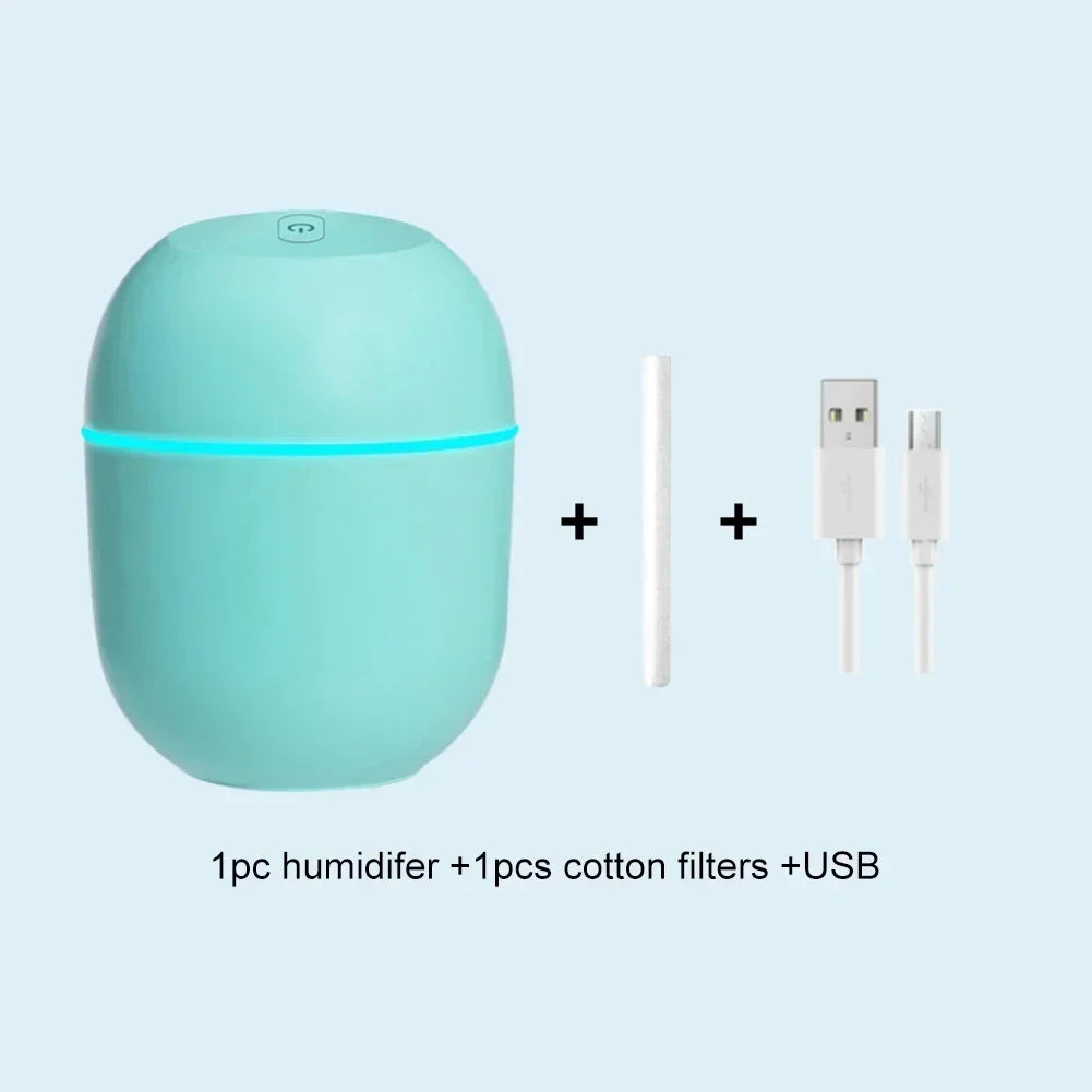 Portable USB Mini Humidifier with LED Light