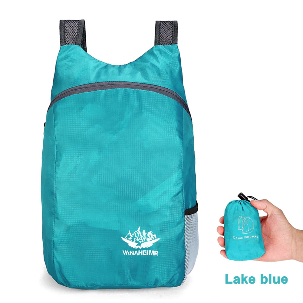 Lightweight Foldable Outdoor Travel Backpack – Waterproof Hiking Daypack for Sports & Travel
