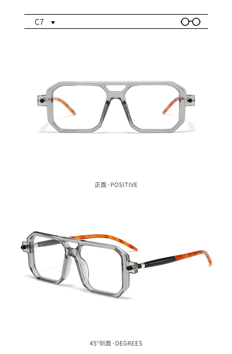 Polygon Sunglasses Rectangle Fashion Popular Women Men Shades Square Sun Glasses for Female Male Summer Traveling Glasses