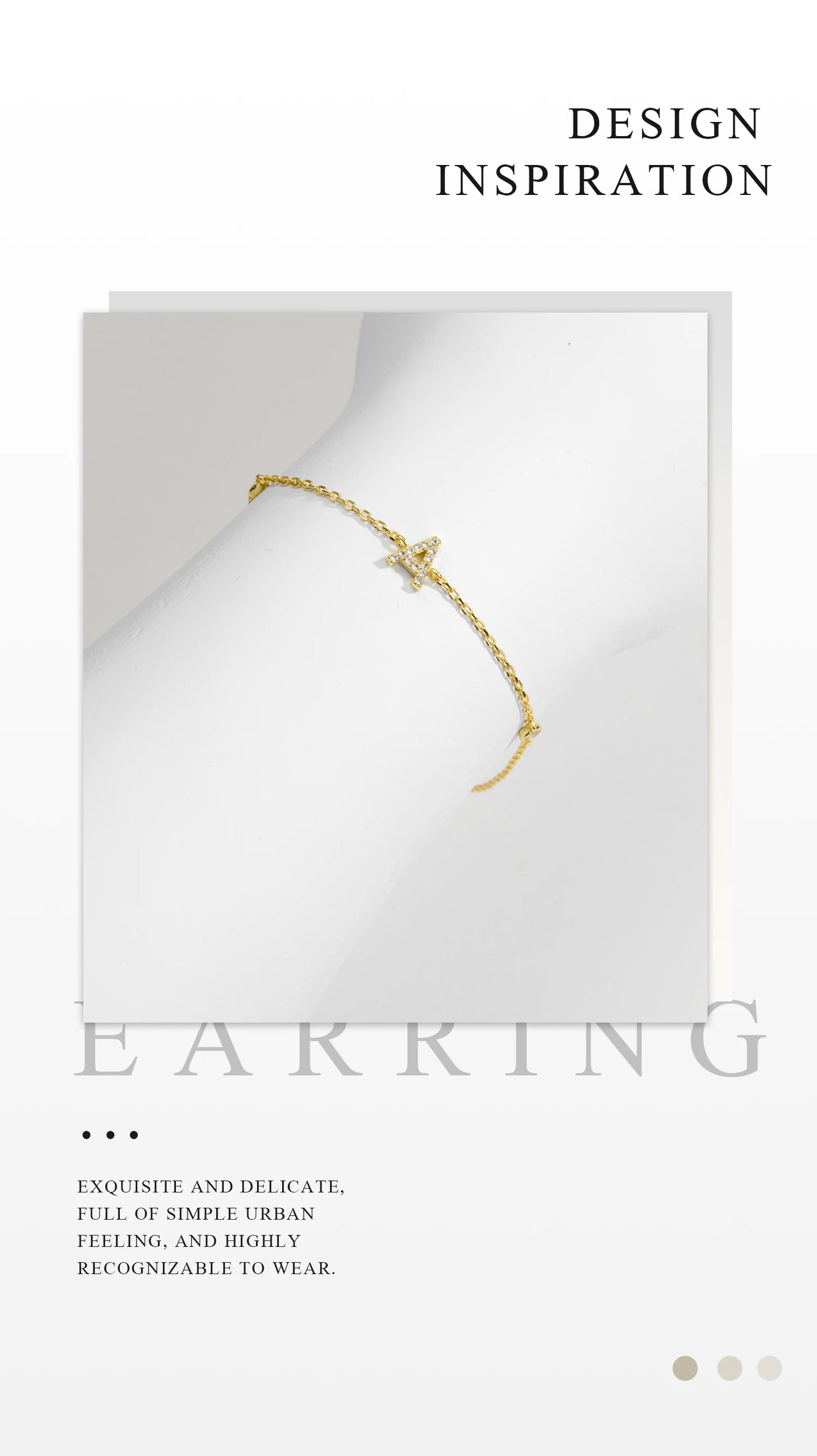 925 Sterling Silver Initial Letter Bracelet Gold CZ Zircon Alphabet Monogram