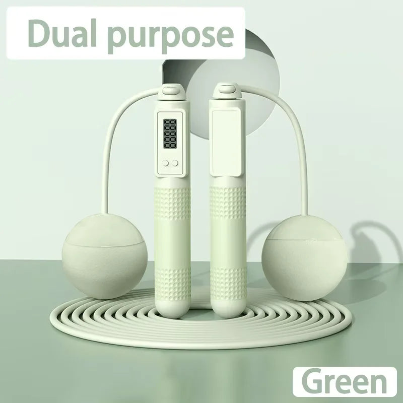 Intelligent Counting Cordless Jump Rope | Professional Dual-Purpose Fitness Tool