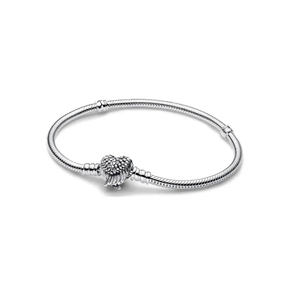 Hot Selling 925 Silver Flower Shaped, Heart Shaped, Butterfly Bracelet, Suitable For European Women's Fashionable Luxury Jewelry