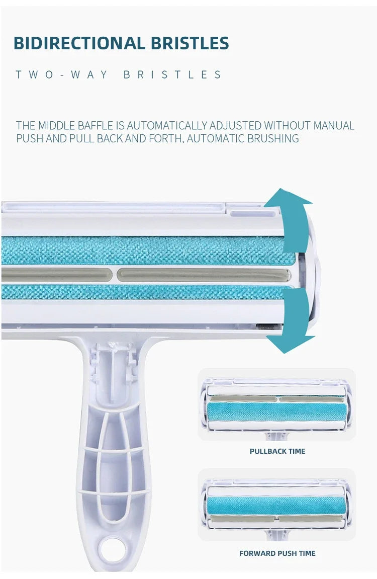 Pet Hair Remover Roller – Self-Cleaning Dog & Cat Fur Remover for Furniture, Clothes & Car Seats