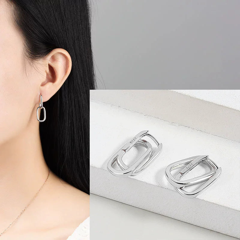VENTFILLE 925 Sterling Silver Star Earring for Women Girl Personal Originality Trend Hip Hop Neutral Jewelry Gift Dropshipping