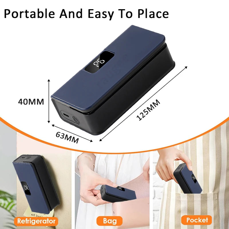 Mini Handheld Heat Bag Sealing Machine Portable Food Saver and Packaging Sealer