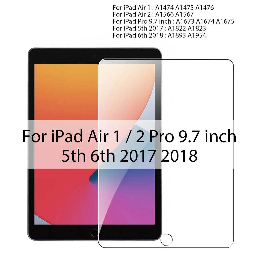 iPad Tempered Glass Screen Protector (Universal Fit)