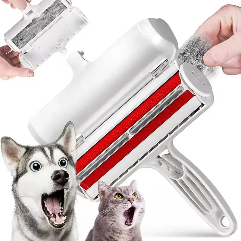 Pet Hair Remover Roller – Self-Cleaning Dog & Cat Fur Remover for Furniture, Clothes & Car Seats