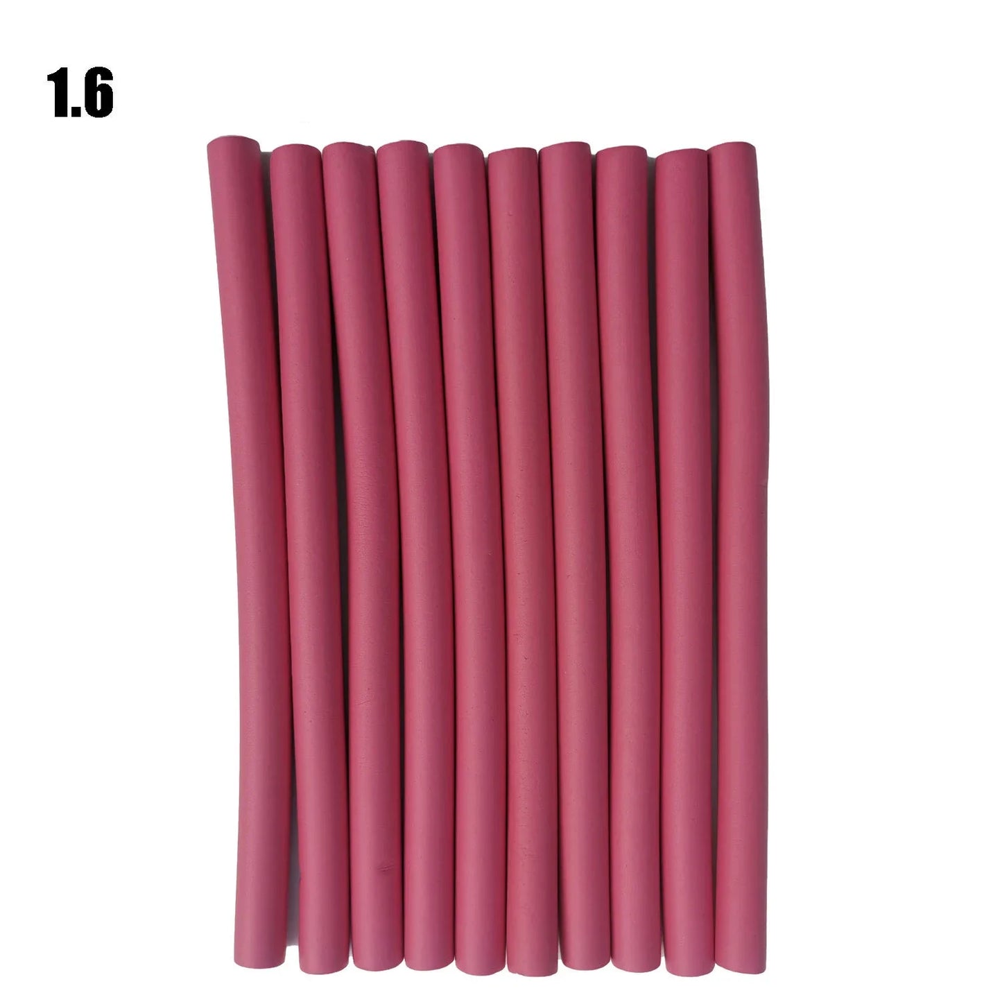 10pcs Flexible Hair Curling Rods Soft Foam Bendy Twist Flexi Rollers No Heat Styling