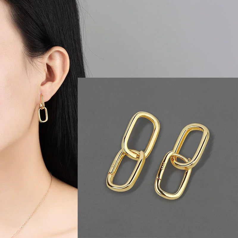 VENTFILLE 925 Sterling Silver Star Earring for Women Girl Personal Originality Trend Hip Hop Neutral Jewelry Gift Dropshipping