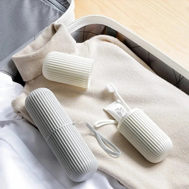 Portable Toothbrush & Toothpaste Travel Case