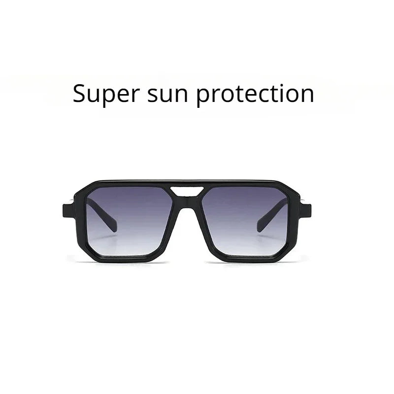 2025 Vintage Fashion Sun Protection Sunglasses for Men Square Shades Retro Flair Sunglasses Womens Trendy Shades Gafas De Sol
