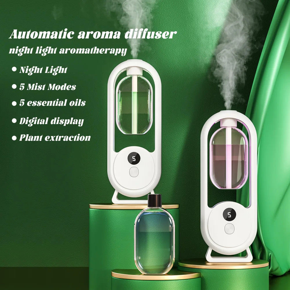 Rechargeable Portable Aromatherapy Diffuser 5 Speed Essential Oil Deodorizer
