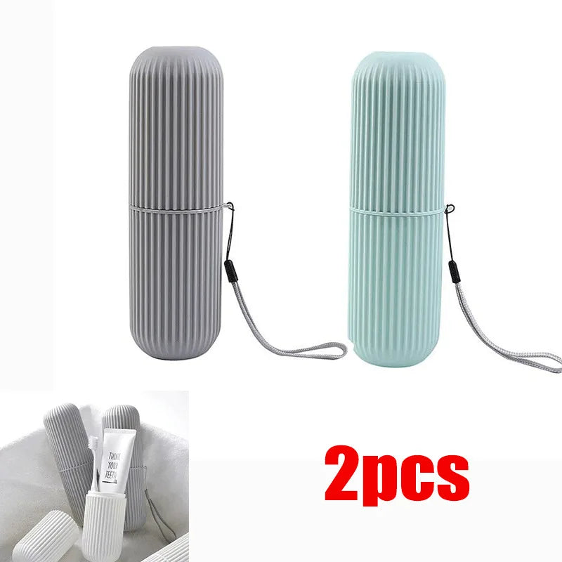 Portable Toothbrush & Toothpaste Travel Case