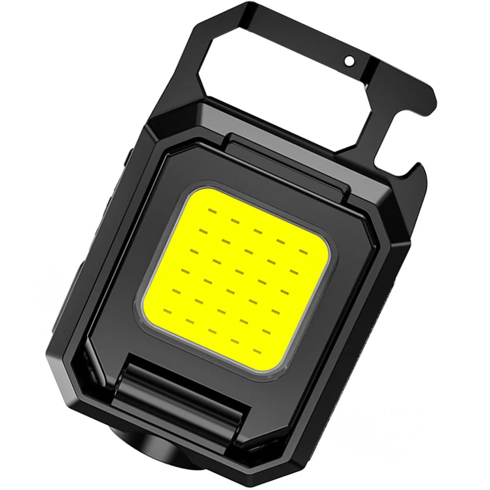 Mini Pocket Flashlight 1000LM COB LED Type-C Rechargeable Waterproof Work Light