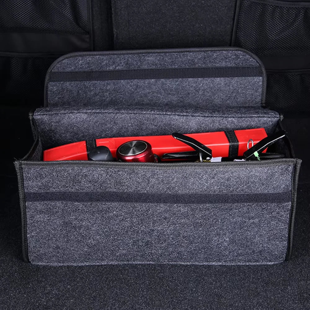 Car Trunk Organizer Large Felt Storage Bag