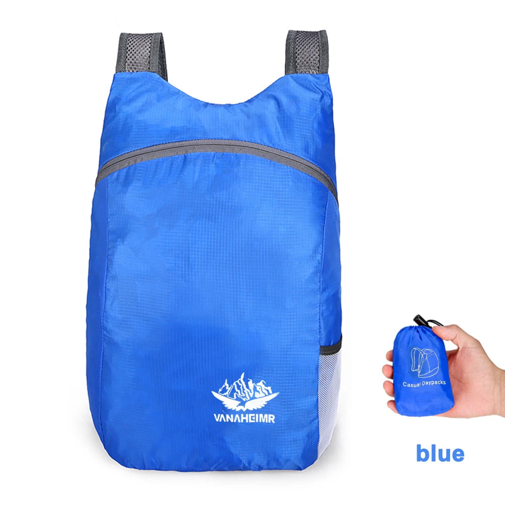 Lightweight Foldable Outdoor Travel Backpack – Waterproof Hiking Daypack for Sports & Travel