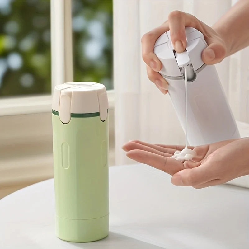 4 in 1 Leakproof Travel Emulsion Dispenser Bottle Set with Labels for Toiletries