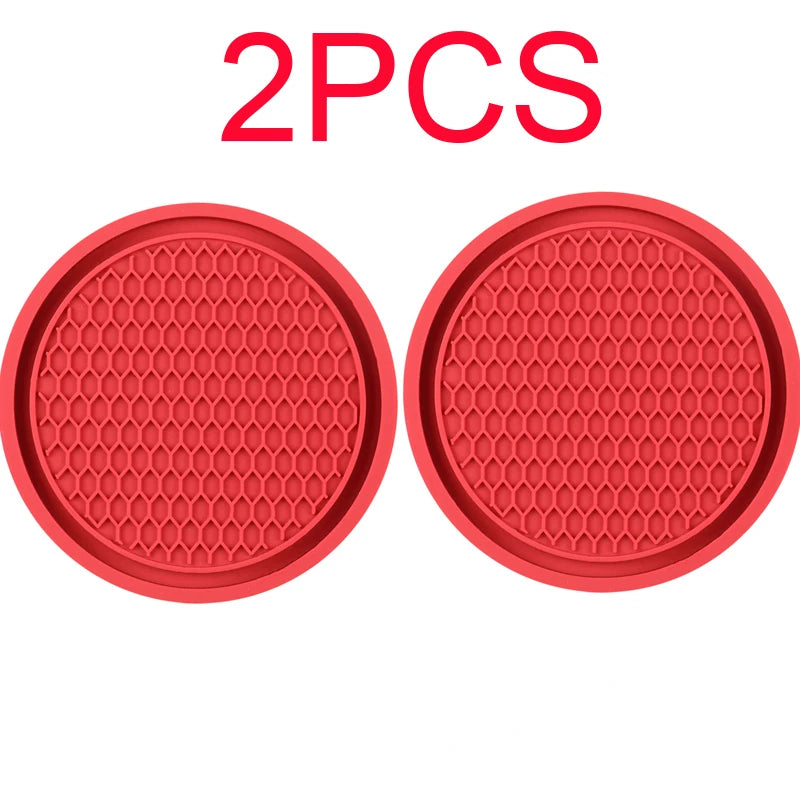 Rhinestone Non-Slip Car Cup Pad Interior Decor