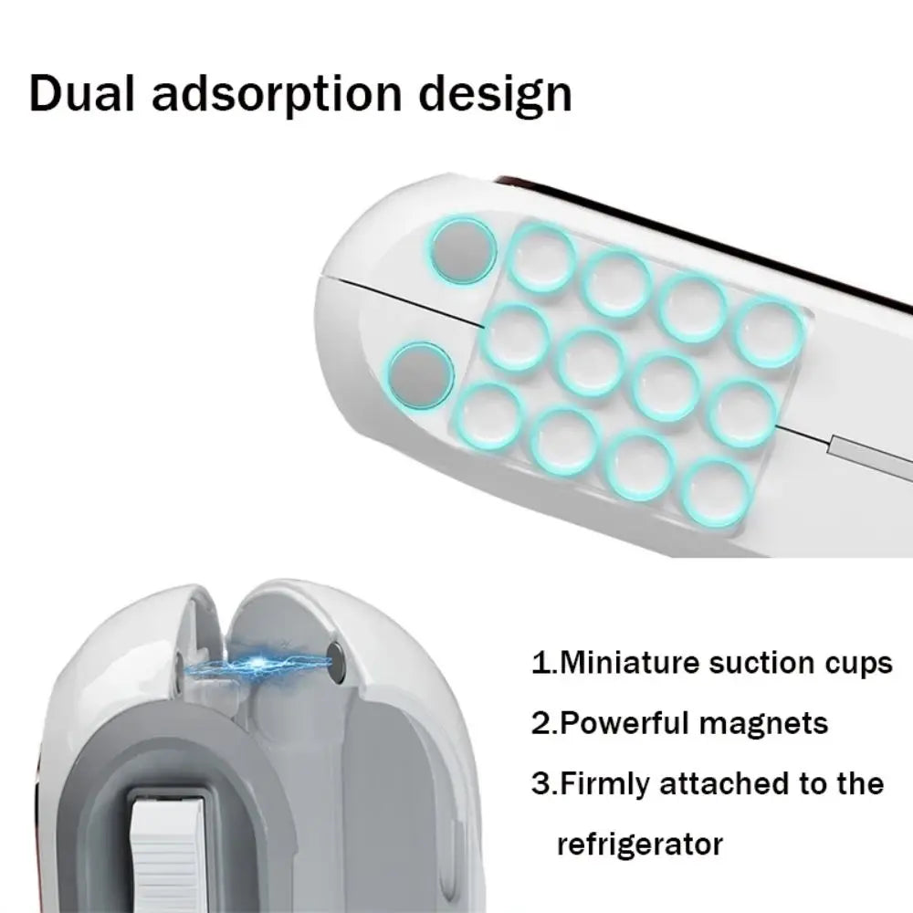 Magnetic Plastic Wrap Dispenser with Cutter – Foil & Film Organizer