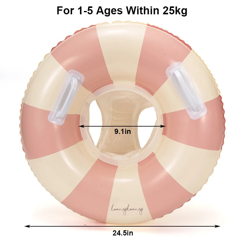 Rooxin Pool Float Baby Swim Ring Tube Inflatable Swimming Seat Ring For Kid Child Swimming Circle Beach Water Play Equipment