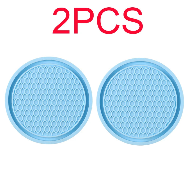 Rhinestone Non-Slip Car Cup Pad Interior Decor