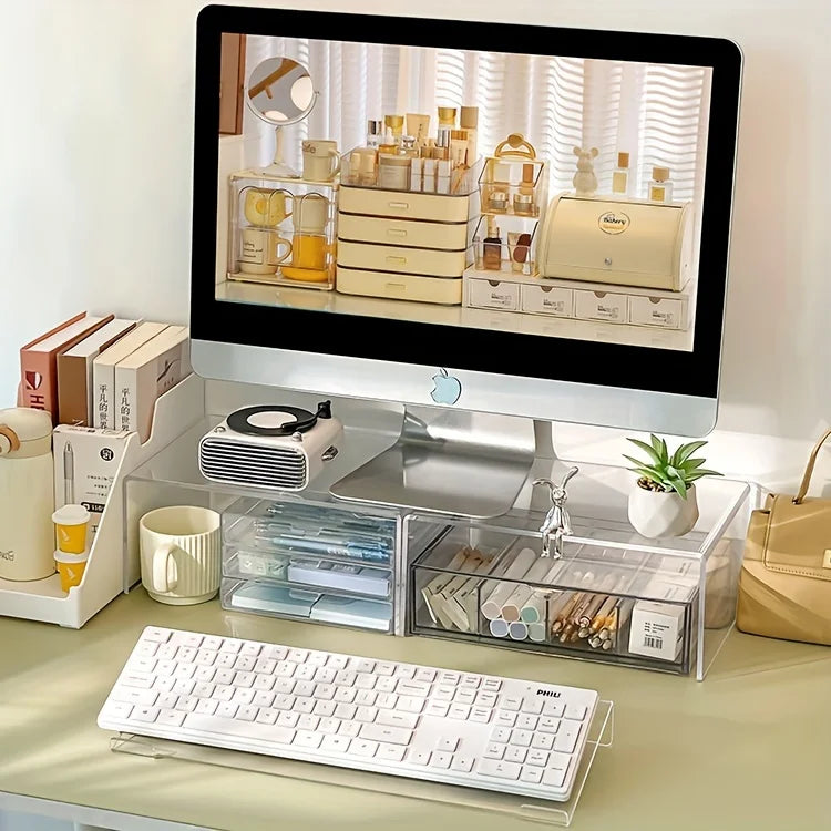 Clear Acrylic Ergonomic Keyboard Stand