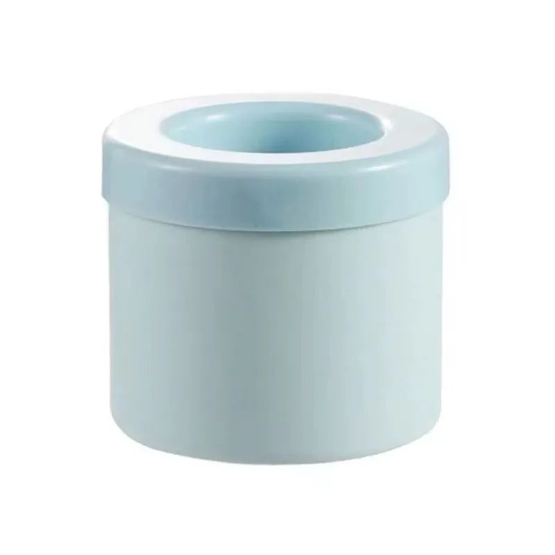 Silicone Round Ice Cube Mold Bucket Refrigerator Freeze Storage Maker Cups