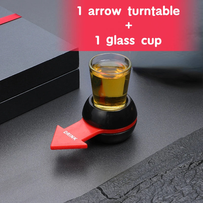 Alcoholic Penalty Turntable Toys Russian Roulette Friend Drinking Booster Game Props Bar 2023 Entertainment Atmosphere Supplies